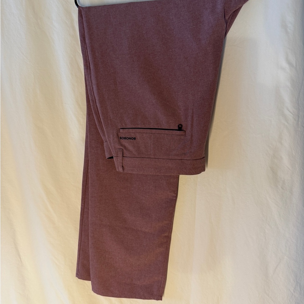 Bonobos Red Chinos with Straight Fit